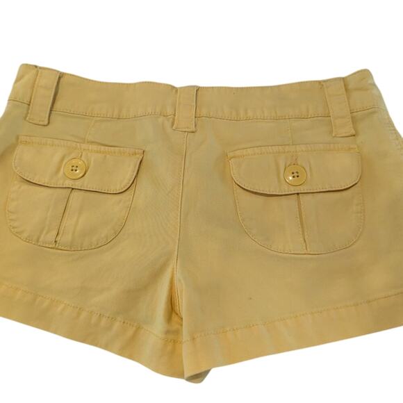 #35 Mossimo Supply Co. - Chic Yellow Womans Shorts - Size 5/6 - Picture 2 of 6
